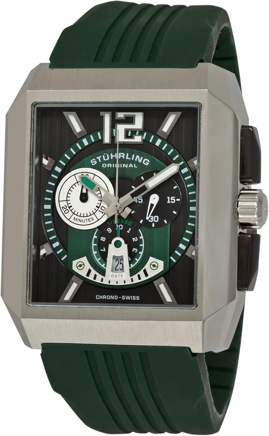 Stührling Orologio Uomo Automatico Original: Quadrante Scheletrato, Bracciale Maglia Acciaio Inox