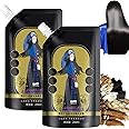 Qiuumey Ginger Plant Extract Anti-Hair Loss Hair Shampoo, Polygonum Multiflorum Ganoderma Atrum, 240g/1Pcs, For All Hair Types, Deep Cleansing, Suitable for Men & Women (2Pcs)