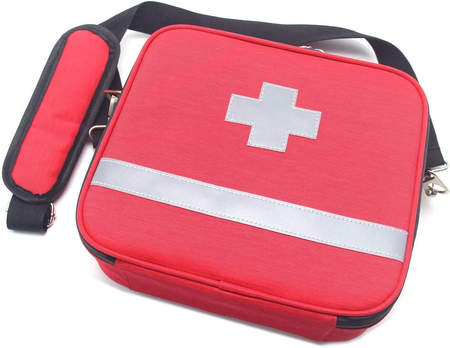 First Aid Kit,Professional Waterproof Premium Nylon First Aid Bag with EVA Separator,Just Empty Case: Health & Personal Care