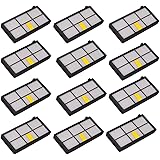 LOTIN 12 Pack HEPA Filter Filters for Roomba 800 900 Series 860 870 871 880 960 980 Vacuum Cleaning Robots