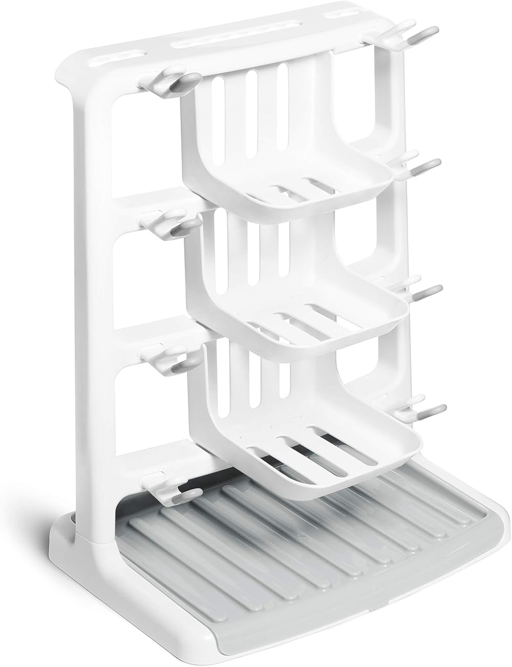 Munchkin Space Saving Tidy Dry Rack White Dishwasher Safe