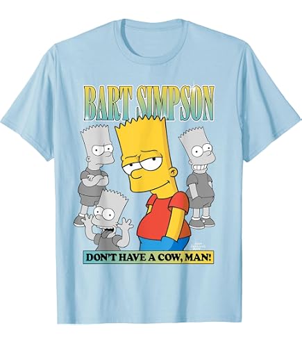 Amazon.com: The Simpsons Bart Simpson Way in Trouble X-Ray T-Shirt