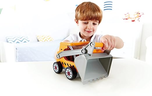 wooden ride on digger