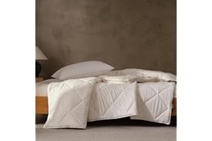 EP Mode Warm Weight Wool Comforter for Winter, Purely Natural Duvet Insert, 100% Australian Wool Filling (400GSM, Size King)