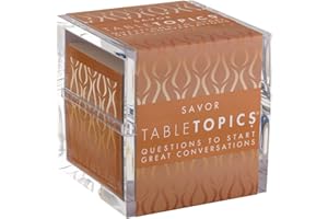 TableTopics Savor Question Card Game - 135 Conversation Starter Cards to Share Your Passion for Food & Cooking with Adult Fri