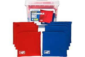 Triumph Sports USA Classic Cornhole Bags - Includes Eight 12.5oz Cornhole Bags and Carry Tub