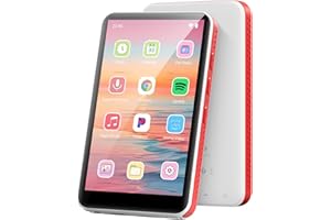 OILSKY 192GB MP3 Player with Bluetooth and WiFi, Android 13.0, 4.0" HD MP3 & MP4 Players Touch Screen and Speaker, Preloaded Spotify, Pandora, Audible, Amazon Music, Up to 1TB