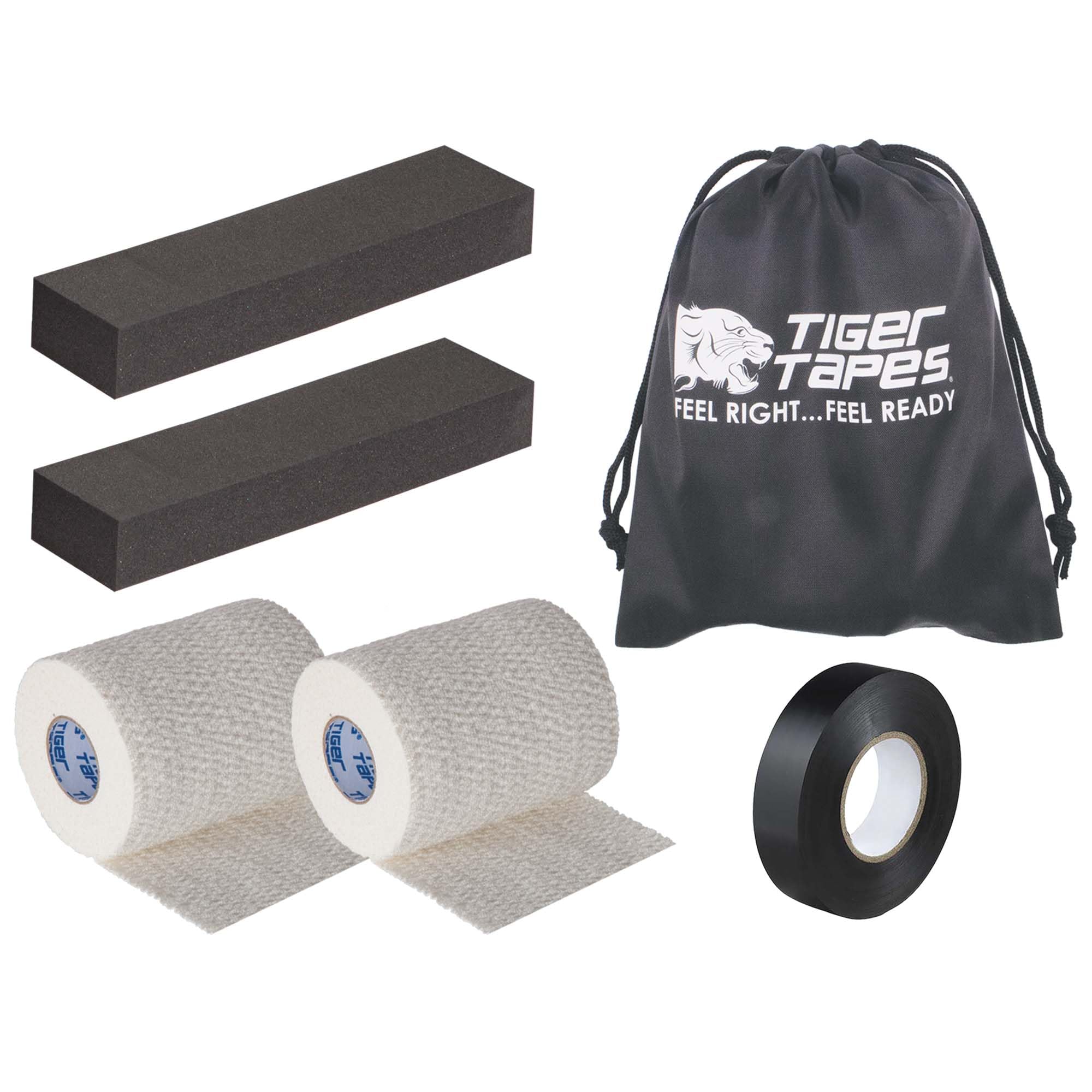 PHYSIQUE TIGERTAPES Rugby Lifting Kit - Rugby Lineout Lifting Tape, Lifting blocks, Eab Tear Tape, Maximum Support for Rugby Players NOW WITH A FREE DRAWSTRING BAG INCLUDED! (White)