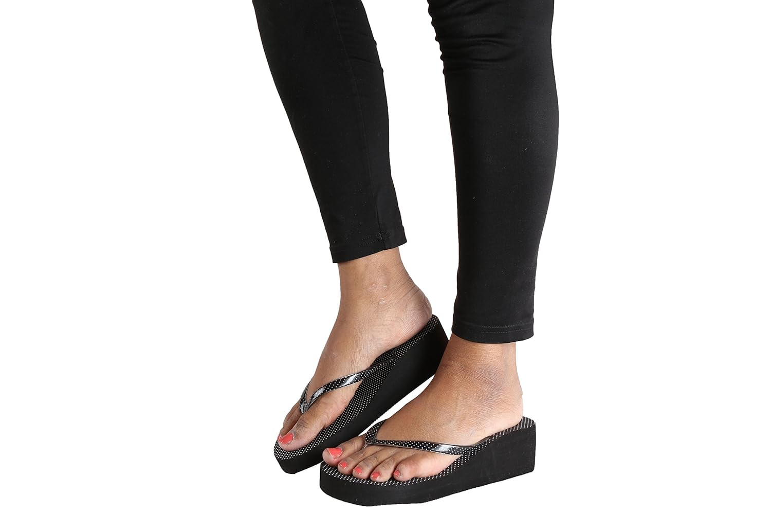 falcon18 casual flip-flop polka dot slippers for women