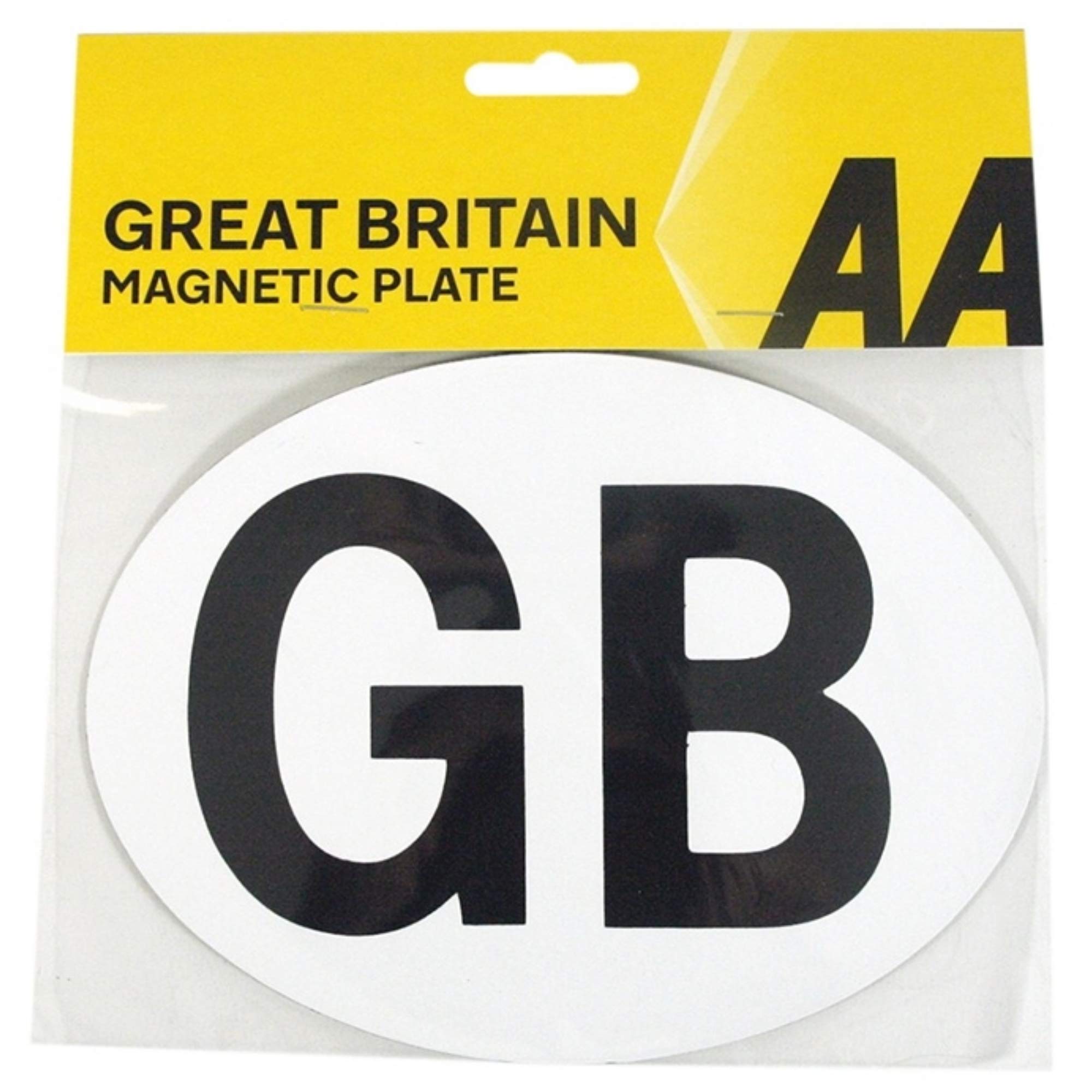 AA GB Magnetic Plate - White Background - For European Travel