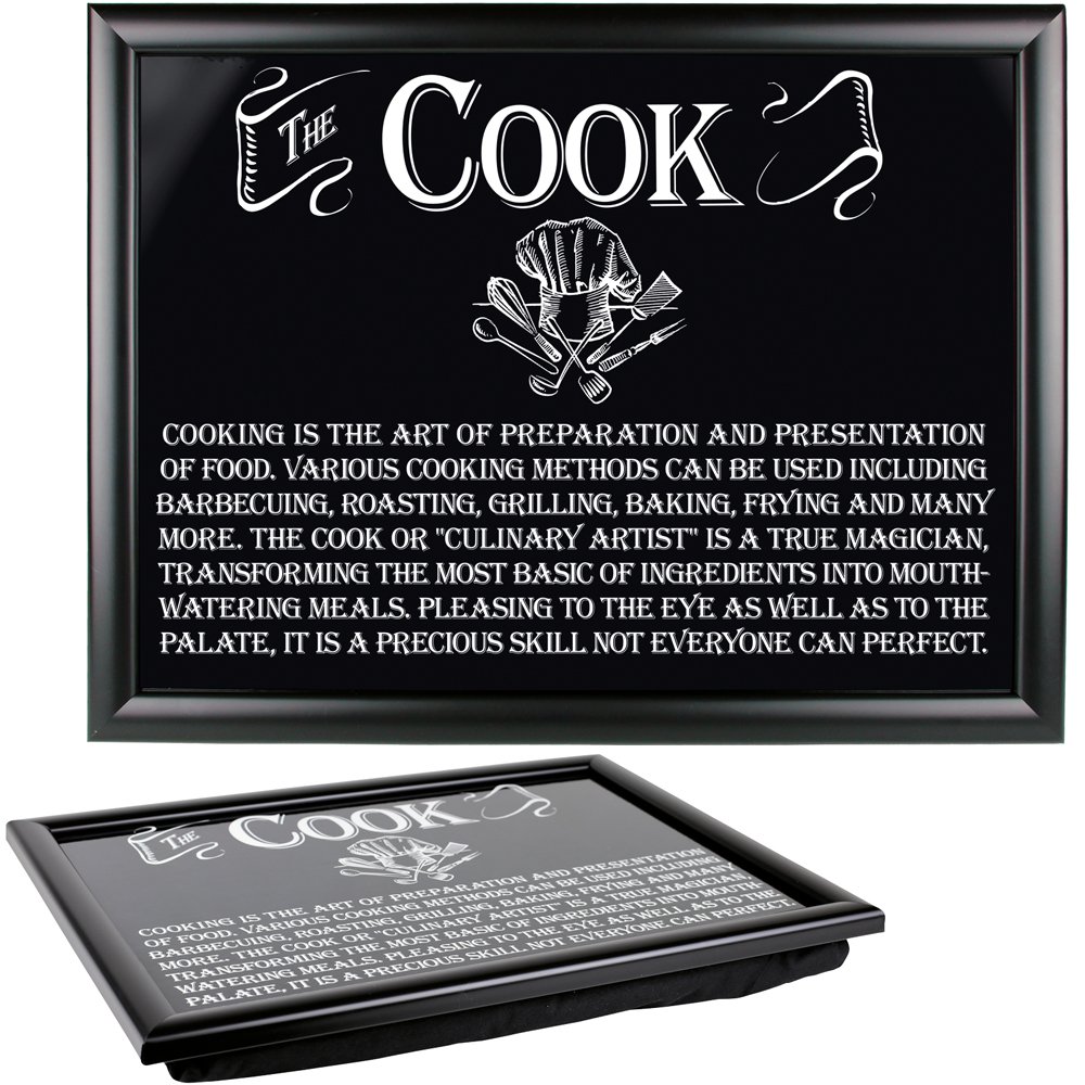 Arora Ultimate Gift for Man 8833 Cook Chef Lap Tray, Multicolour, One Size