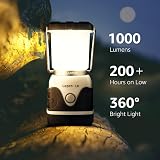 Lepro 1000 Lumen Camping Lantern Dimmable Battery Powered IPX4 view 2
