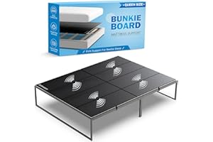 Sellmazon Bunkie Board Queen Size (60x80''), Heavy Duty 10mm Bed Boards for Slatted Frame, Sleeper Sofa Support Board to Stop