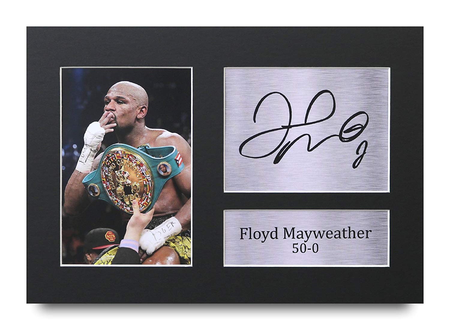 HWC Trading Floyd Mayweather Signed A4 Printed Autograph Boxing Print Photo Picture Display