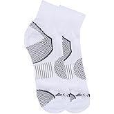 Columbia Balance Point Quarter Sport Sock 2 Pair, M10-13, White