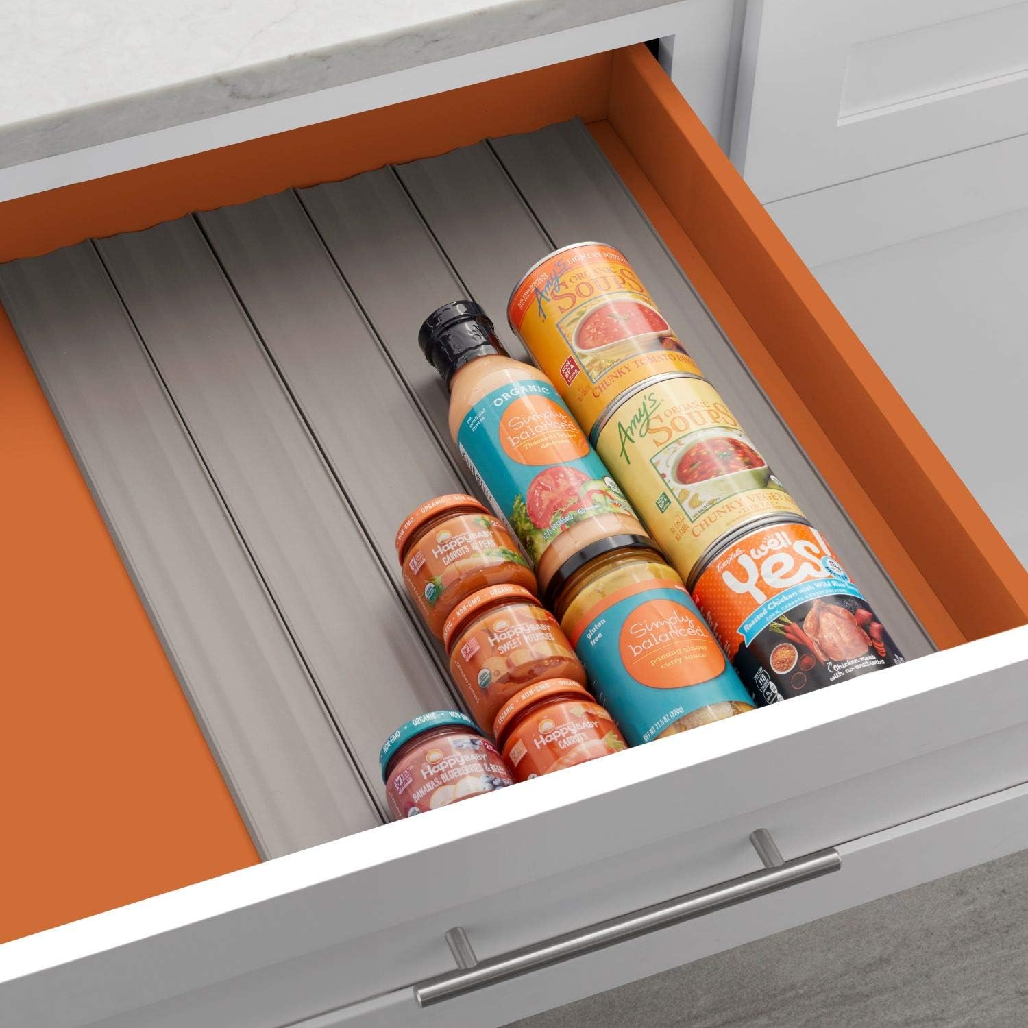 YouCopia SpiceLiner Spice Drawer Liner, 10ft Roll, Gray: Kitchen & Dining