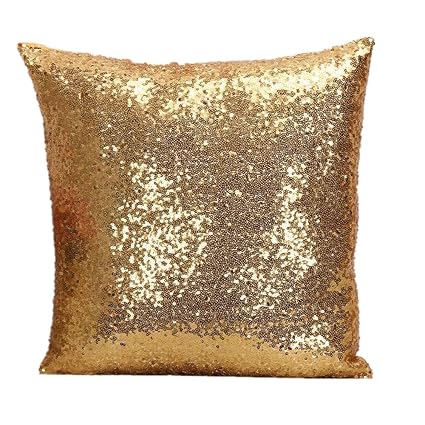Amazon Com Shinybeauty Classy Pillow Case Gold Decorative Pillows