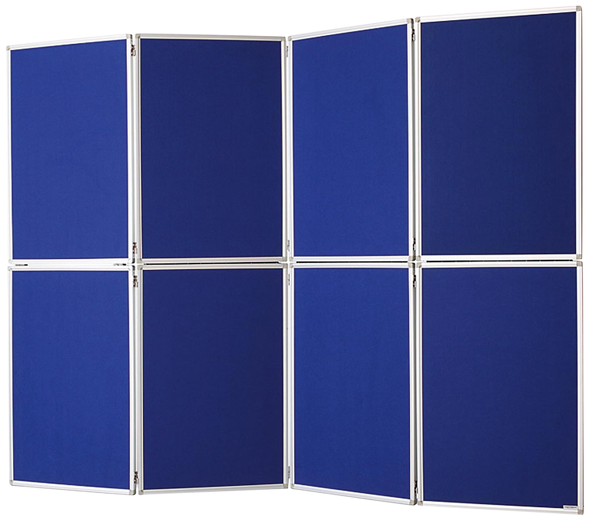 magnetoplan 1101016 Room Divider Felt 8 Pieces Blue