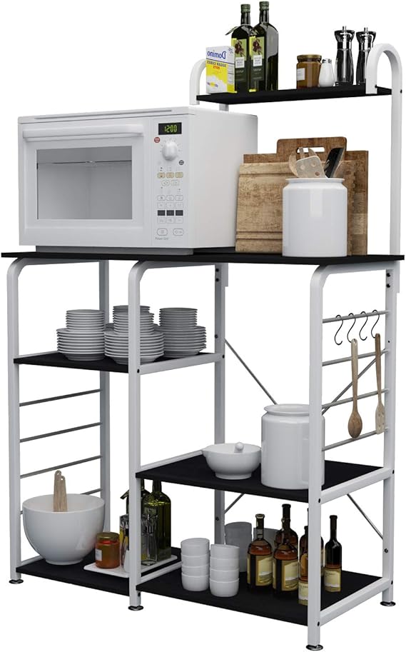 estantes microondas cocina