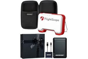 CERTIFIED BRANDS FlightScope Mevo Portable Golf Launch Monitor and Rangefinder with Real Time Data and Signature Series Case | Carry Distance, Spin Rate, Club & Ball Speed, Vertical Launch, Smash Factor, and More!