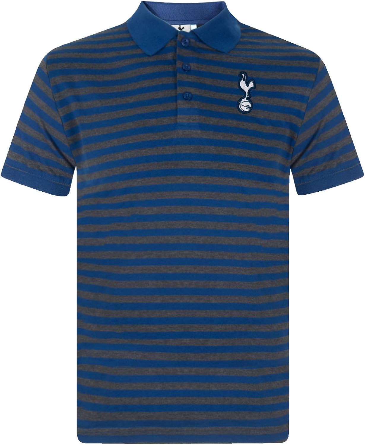 Tottenham Hotspur FC Official Football Gift Mens Striped Polo Shirt