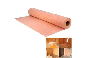 KAUWM Professional Waterproof Membrane for Shower,- 3.3 FT x 98.5 FT Roll (323 Sq Ft), 23.6 Mil Thick, Superior Waterproofing Solution for Bathroom, Kitchen,Saunas and Wet Areas