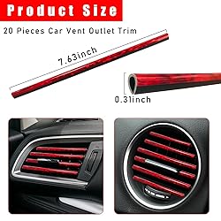 Kewucn 20 PCS Car Air Conditioner Vent Decorative