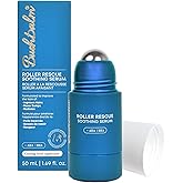 Bushbalm Roller Rescue Ingrown Hair Serum, Includes AHA and BHA - Exfoliating, Soothing, Cooling for Intimate Areas, Underarms - Helps With Razor Bumps and Ingrown Hairs, Blue 50 ml
