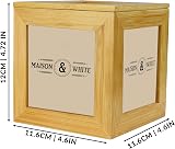 Maison & White Bamboo Photo Cube Keepsake Box – 5 Frame Display 7.5cm view 7