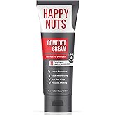 Happy Nuts Comfort Cream Deodorant For Men: Anti-Chafing Sweat Defense, Odor Control, Aluminum-Free Mens Deodorant & Hygiene 