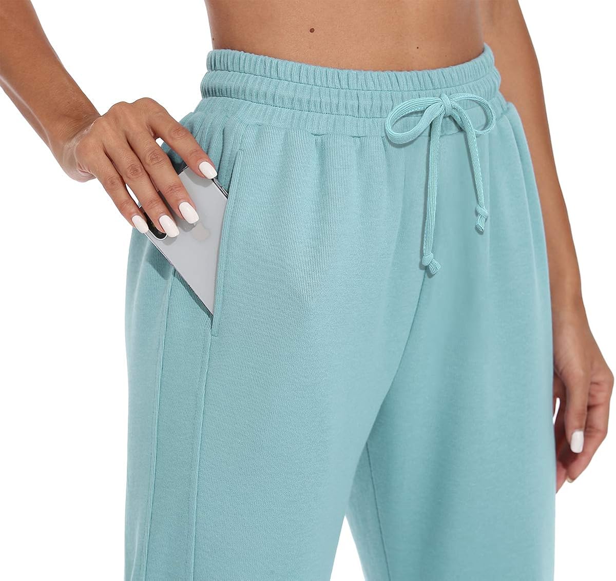 Fulbelle Women's Loose Workout Running Sweatpants Yoga Track Pants with Pockets: Clothing