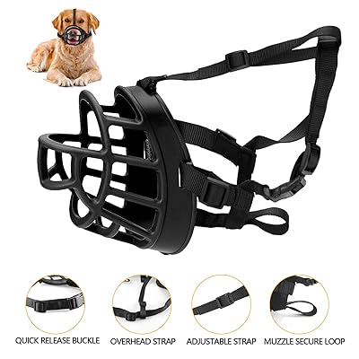 Breathable Basket Muzzle for Dogs Stop Biting, Poland Ubuy