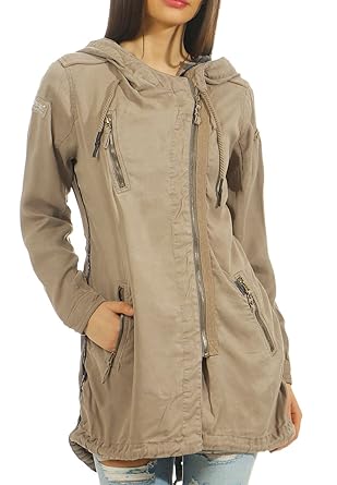 khujo Damen Mantel MAIA mit vielen Details