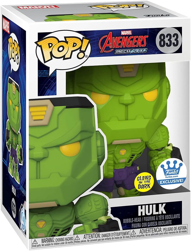 Funko POP! Marvel Avengers Mech Strike Hulk #833 (Glow in The Dark Exclusive Edition), Assorted - Image 3