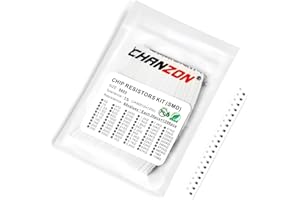 Chanzon 1200pcs 0805 SMD Resistor Kit 0-10M Ω ohm 60 Values (Each Value 20pcs) 1/8W 0.125W ±1% Tolerance Thick Film 0-10MR SMT Chip Resistors Rohs Certificated
