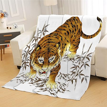 Amazon.com: RLDSESS Tiger Weighted Blanket, Throw Blankets for Couch