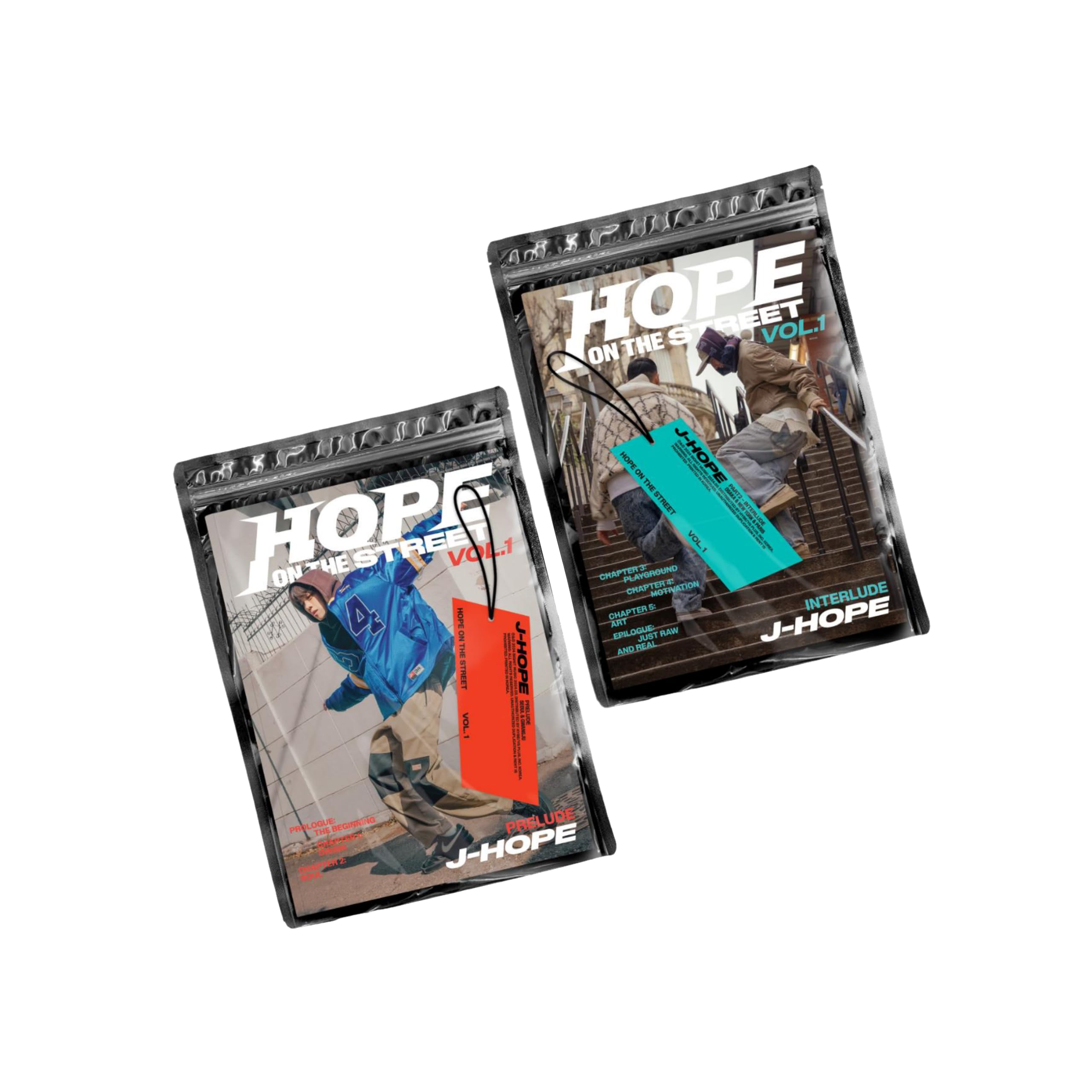 HOPE On The Street Vol.1 Album SET (Photobook Album Version) jhope solo