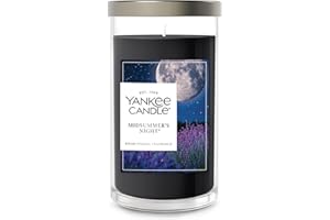 Yankee Candle MidSummer's Night® Signature Medium Pillar Candle, 14.25oz,Black