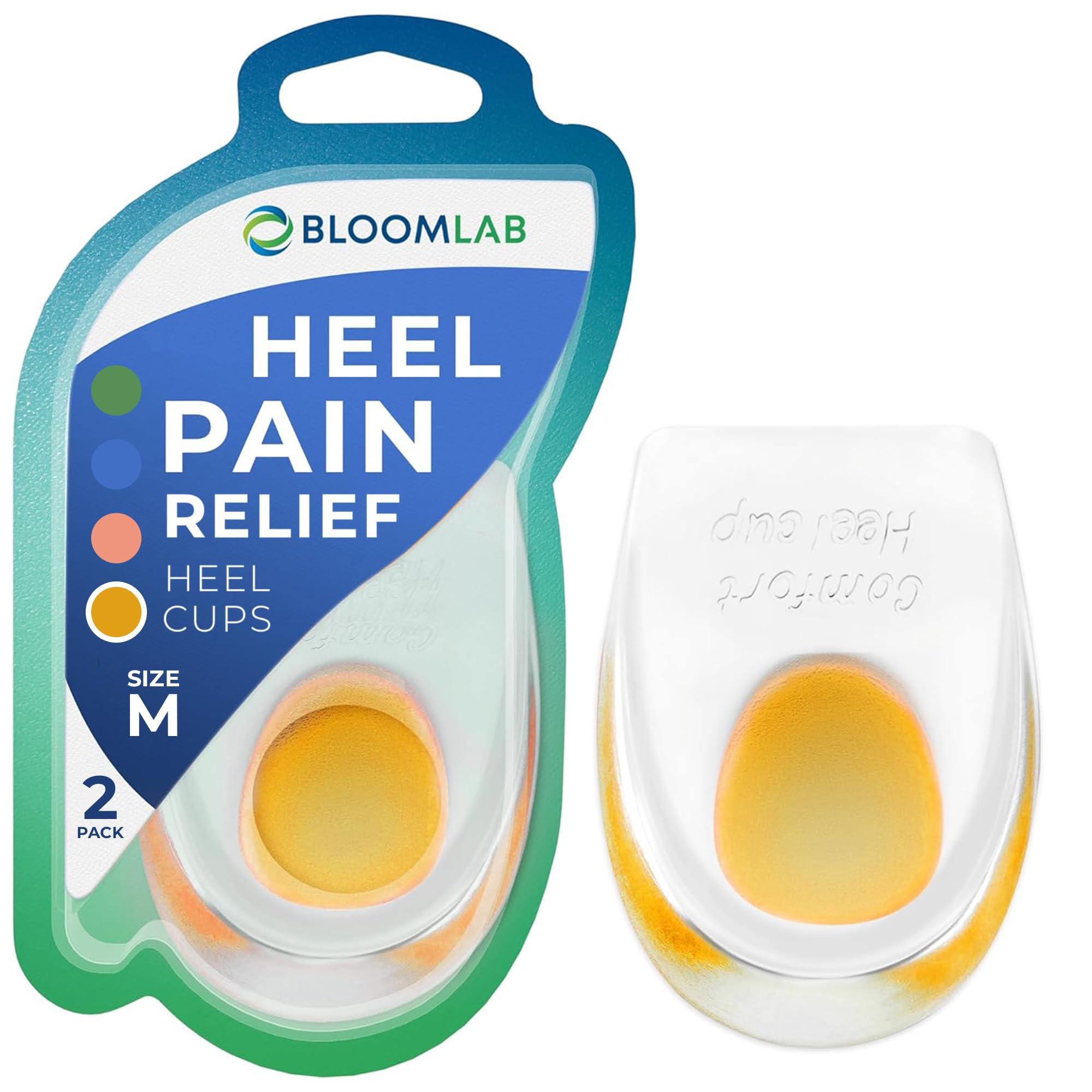 Gel Heel Pads, 2 Pack, FSA HSA Eligible, for