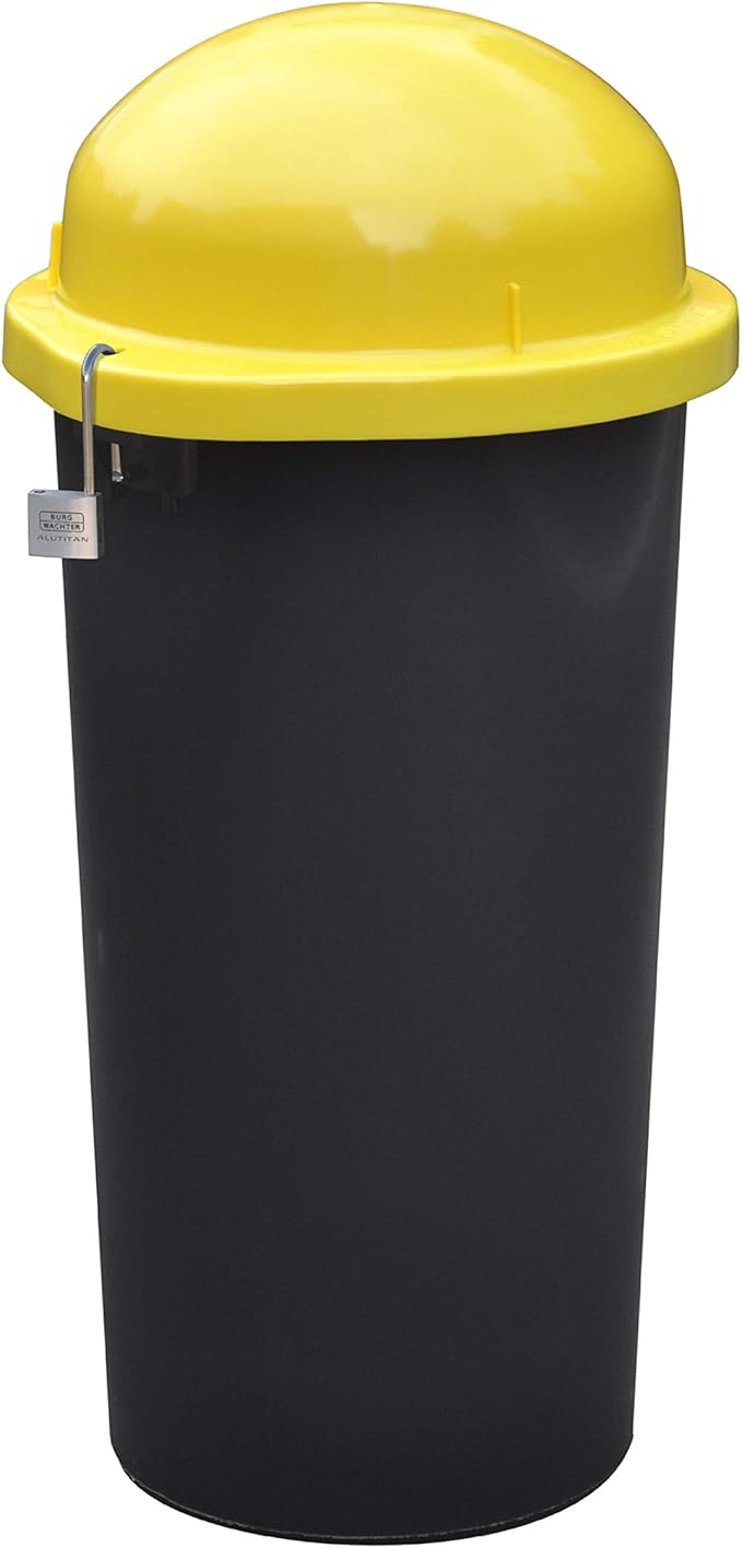 Kuefa Rubbish Bin Yellow Sacks Lockable yellow Amazon.co.uk Kitchen