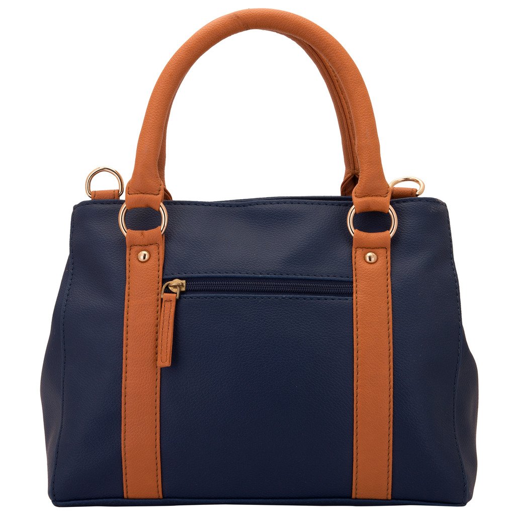 lapis o lupo women's blue handbag ( blue ,llhb0013bl)