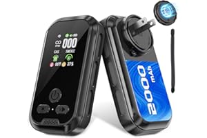 FANSTLOYI 5 in 1,Carbon Monoxide Detectors Plug in,Combined Gas, Smoke, CO Alarms, Detects Temperature and Humidity,with HD Display,Plug in or Portable with Built-in Battery,for Travel, RV