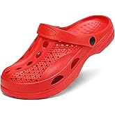 SOSOWHLTE Men's Women's Arch Support Clogs,Unisex Garden Shoes Comfortable Slip-on Outdoor Sandals Slippers for Beach Casual