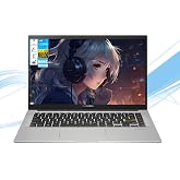ASUS Vivobook 14" FHD Laptop Computer, Intel i3 (2-Core) CPU, 4GB RAM|128GB SSD, Lightweight, Intel HD Graphics 610, Bluetooth, Windows 11,Webcam, Wi-Fi, for Business &amp; Students, White, RK Bundle