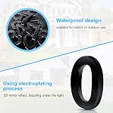 Vicloon 3D Mailbox Numbers Self Adhesive 3 Inch ABS Black House Street Numbers view 4