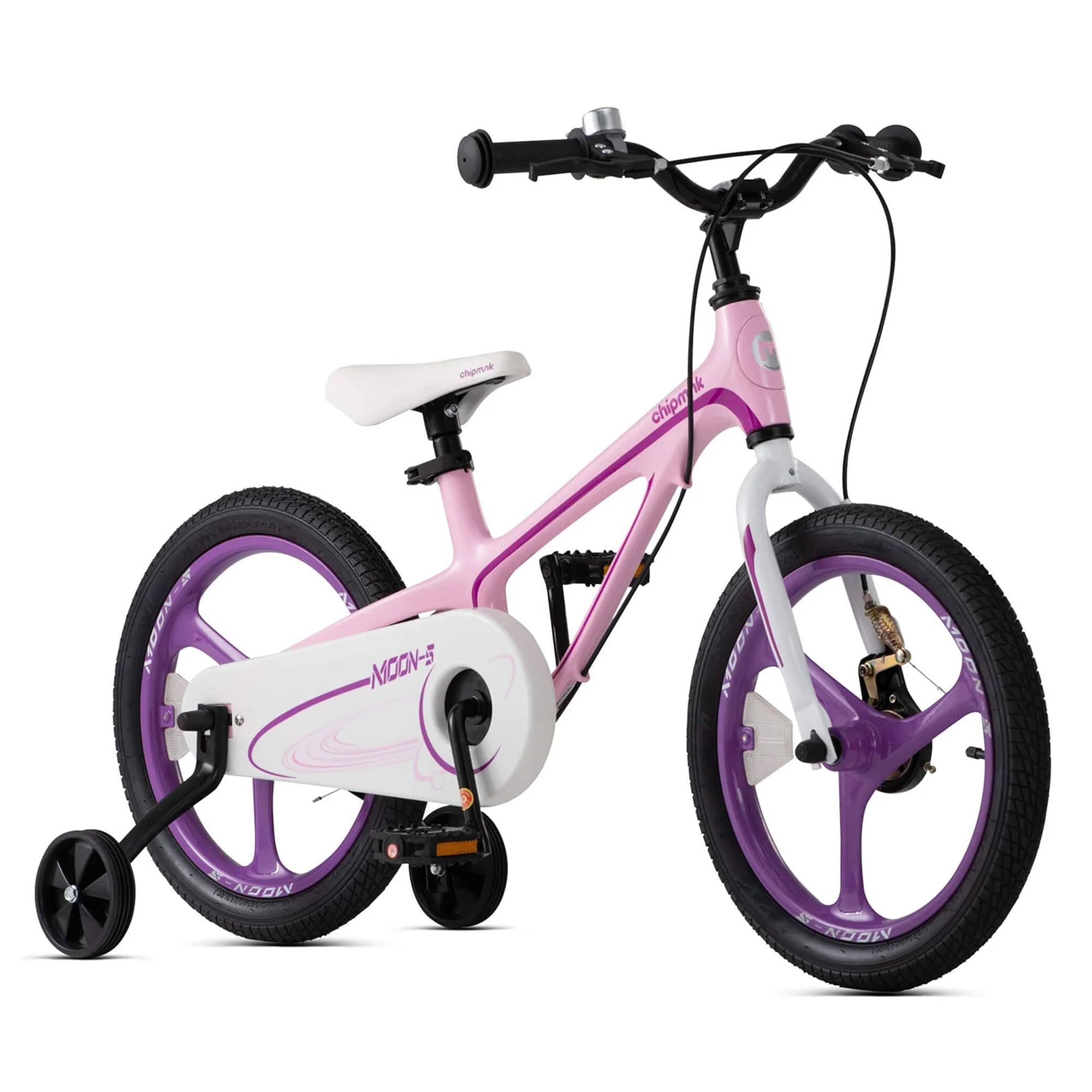Royalbaby Space Kids Bike 14 16 18 Inch Mg Aluminium Alloy Boys Girls Bicycle Ages 3-9 Years Disc Brakes Dual Handle Brakes Training Wheel Options