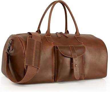 timberland leather duffle bag