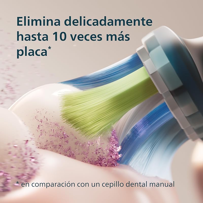 Sonicare DiamondClean 9000, cepillo dental eléctrico, edición especial, cepillo dental sónico con aplicación, sensor de presión, soporte de carga, color aguamarina, modelo HX9911/89