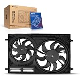 KAX Engine Radiator Cooling Fan for 2015-2019 Transit-150/250/350 3.5L | for 2018-2019 Transit-150/250/350 3.7L, Replace # LK4Z8C607B, CK4Z8C607D, LK4Z8C607E, FO3115211, CK4Z8C607B