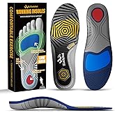 Running Insoles for Men Women & Plantar Fasciitis Relief Shoe Insoles, Extra Shock Absorption Boosts Sports Performance & Arch Support Inserts for Reduce Fatigue -Low Arch Running Shoe Inserts-E